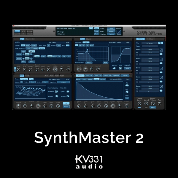 SynthMaster by KV331 Audio - An 'all-around' semi-modular software