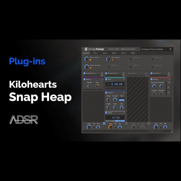 Kilohearts Snap Heap Plugin of the week ADSR