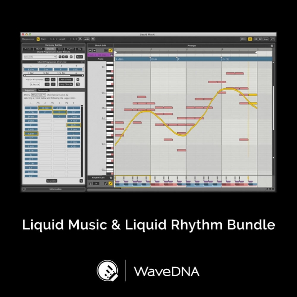 liquid rhythm drum machine by wavedna