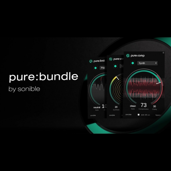 pure:bundle by sonible – AI-powered audio plug-ins for creators – ADSR