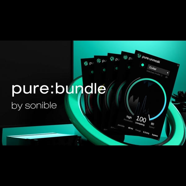 pure:bundle by sonible – AI-powered audio plug-ins for creators – ADSR