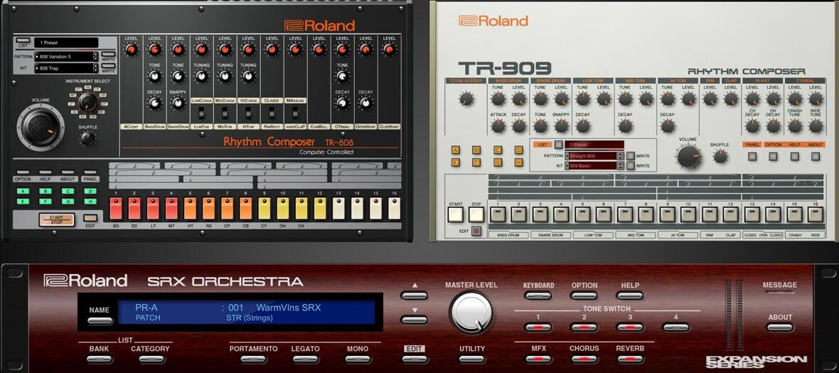 NAMM 2018: Roland Announces VST Recreations of TR-808 and TR-909