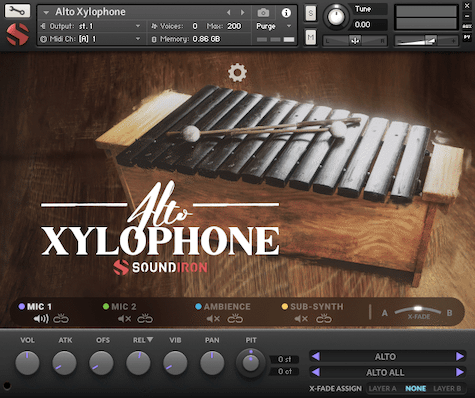 Alto Xylophone - ADSR Sounds