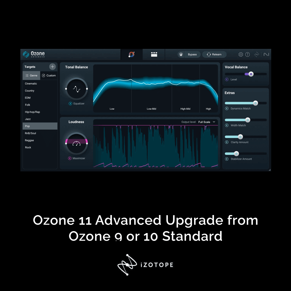 Ozone 11 Advanced Upgrade from Ozone 9 or 10 Standard - ADSR Sounds