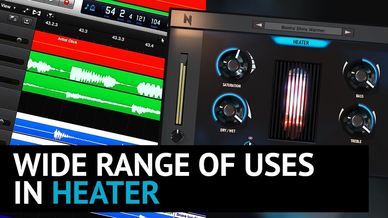 Heater by NoiseAsh - Analog Style Saturation for Mac/Windows - ADSR Sounds