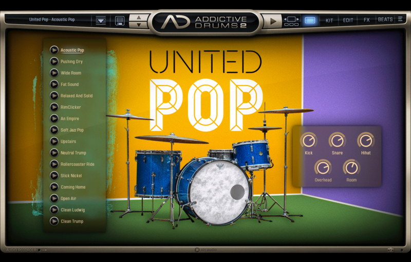 Addictive Drums 2: Pop Collection - ADSR Sounds
