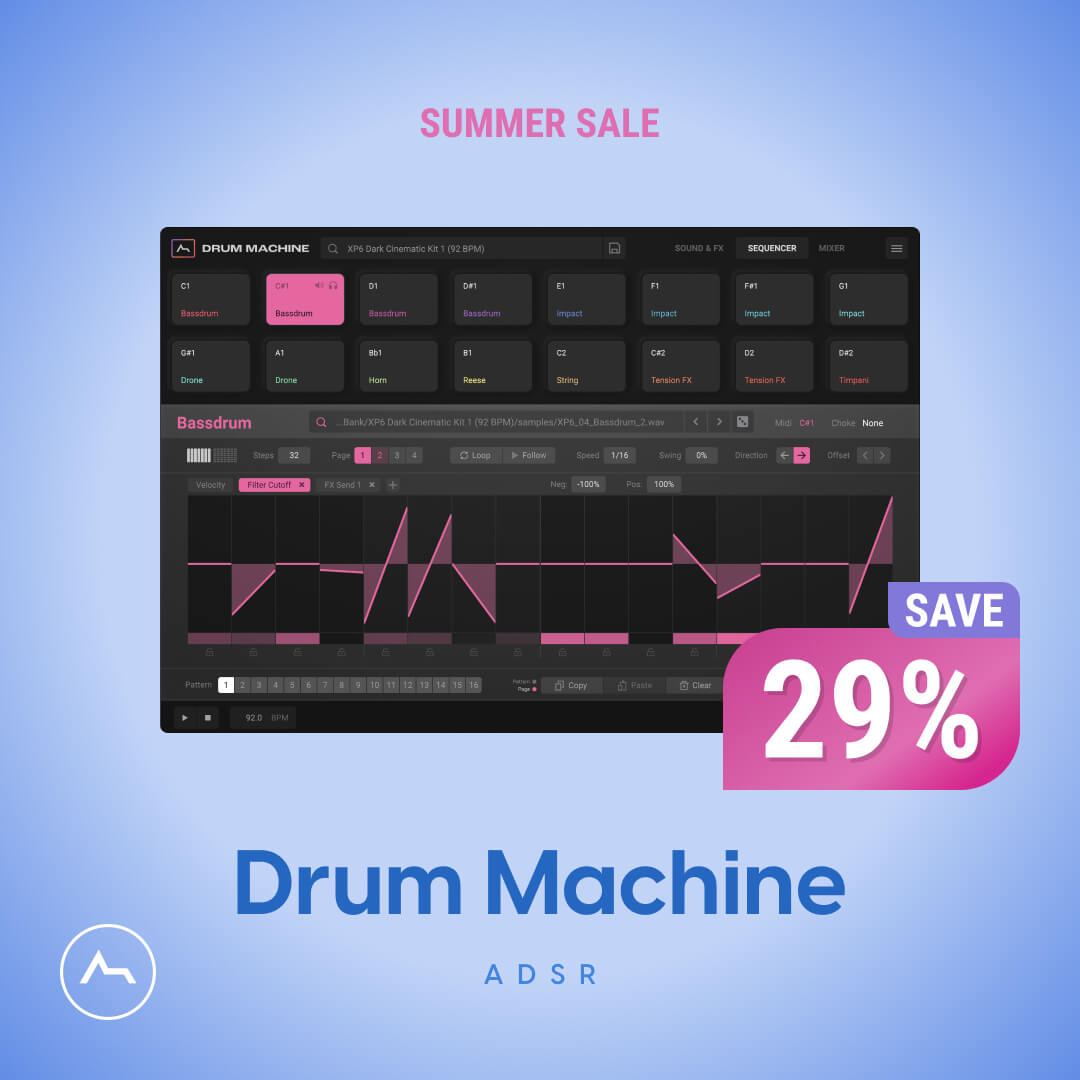ADSR Drum Machine