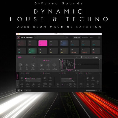 Dynamic House & Techno ADSR DrumMachine Expansion