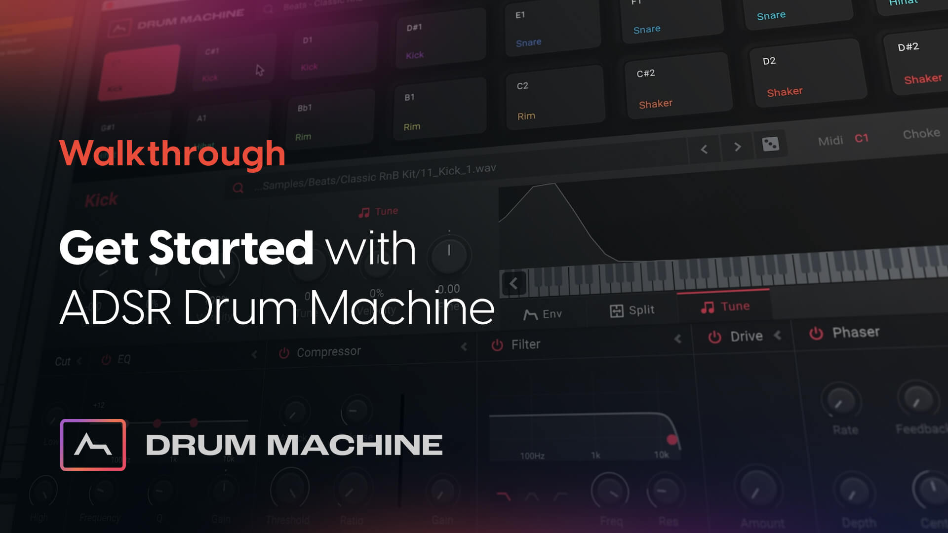 Get started with ADSR Drum Machine