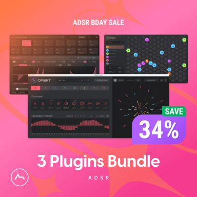 Beats, Rhythms, Chords, Melodies – Do it all with this bundle featuring Orbit + Drum Machine + Hexcel!!