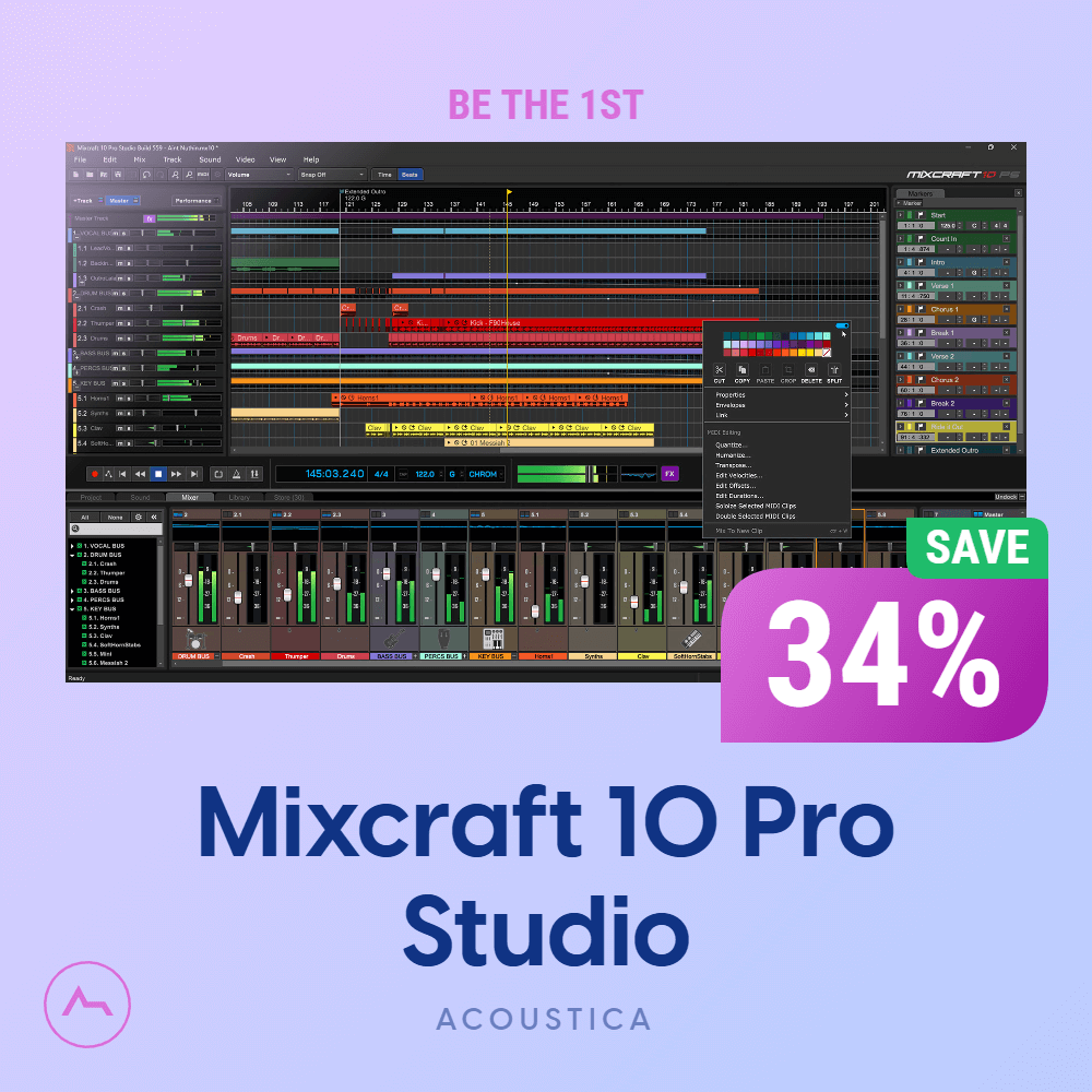 Mixcraft 10 Pro Studio