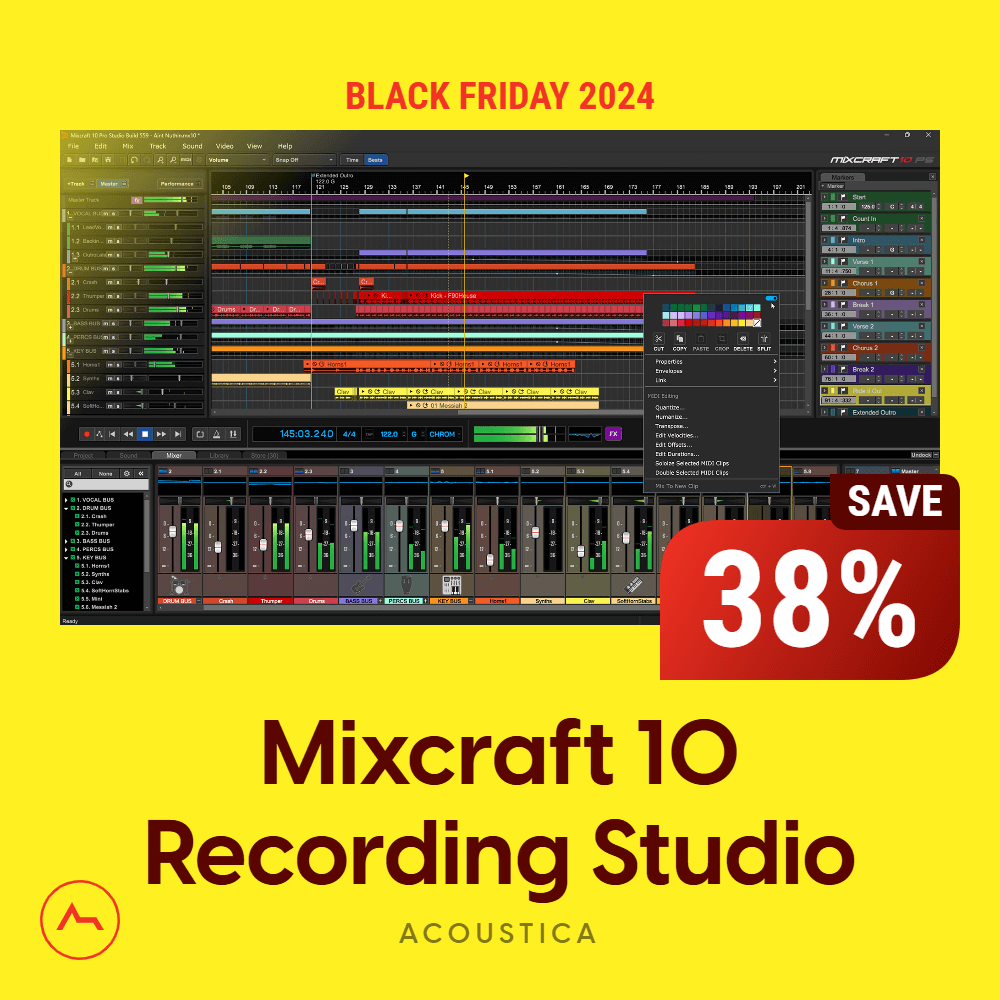 Mixcraft 10 Recording Studio