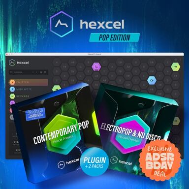 Pop Edition: Hexcel Software bundled with 100 fresh presets!