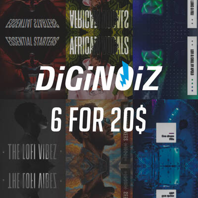 Diginoiz Trap and Hip-Hop Collection - 6 Packs for $20