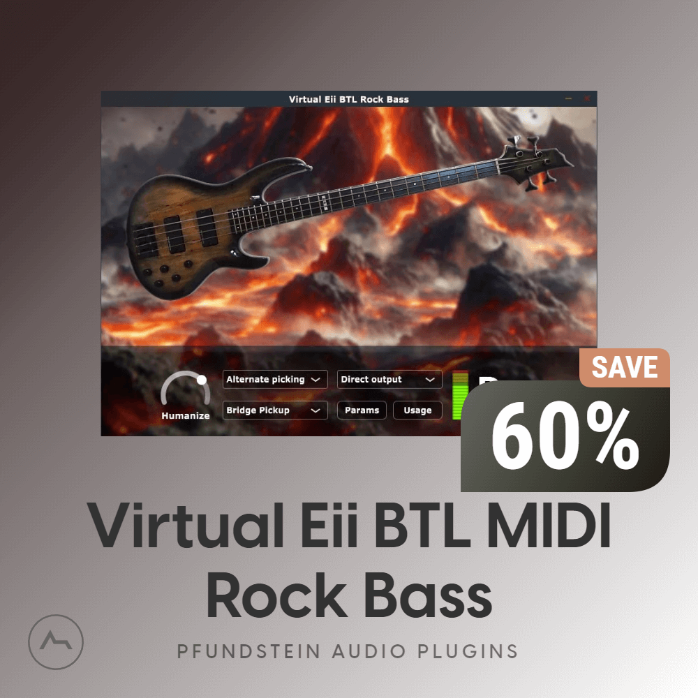 Virtual Eii BTL MIDI Rock Bass