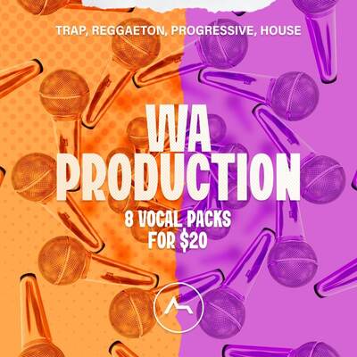 WA Production Vocals - 8 Packs For $20