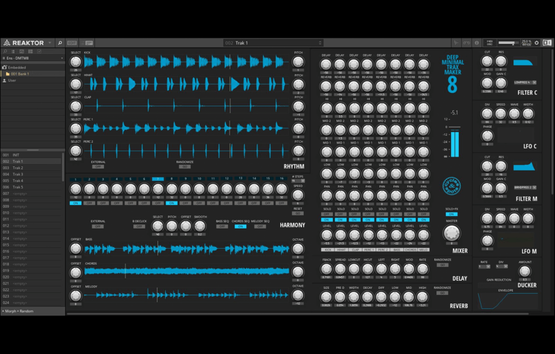 Deep Minimal Trax Maker 8